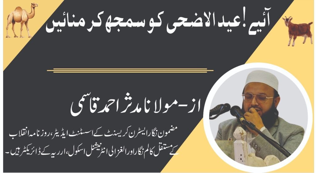 آئیے! عید الاضحی کو سمجھ کر منائیں