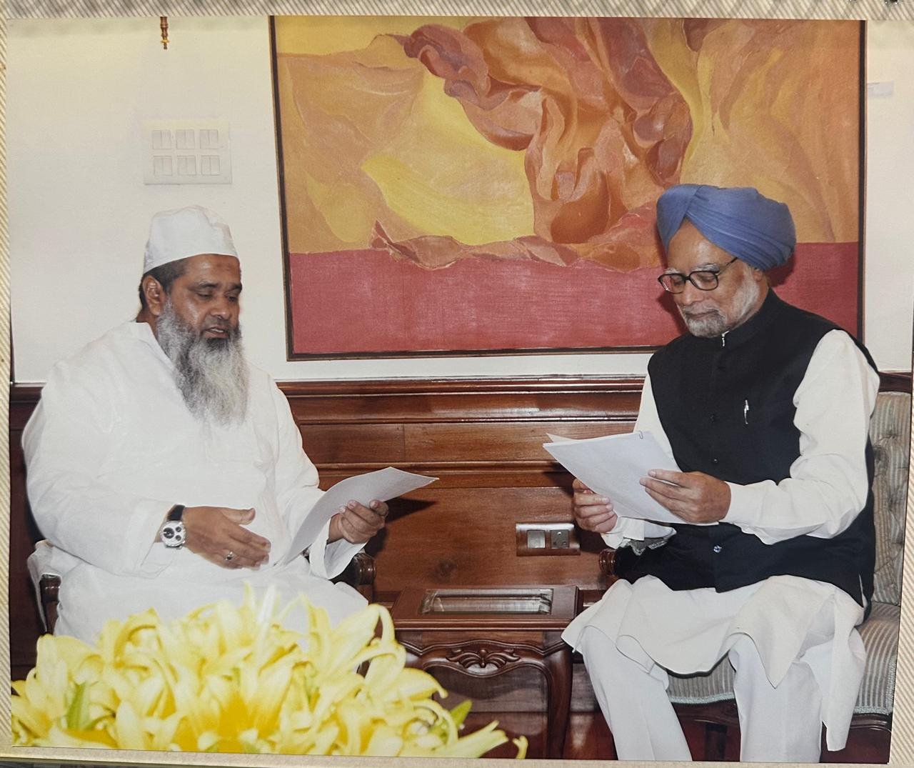 سابق وزیر اعظم ڈاکٹر منموہن سنگھ کے انتقال پر مولانا بدر الدین اجمل کا اظہار تعزیت