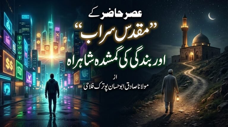 عصرحاضر کے 'مقدس سراب' اور بندگی کی گمشدہ شاہراہ
