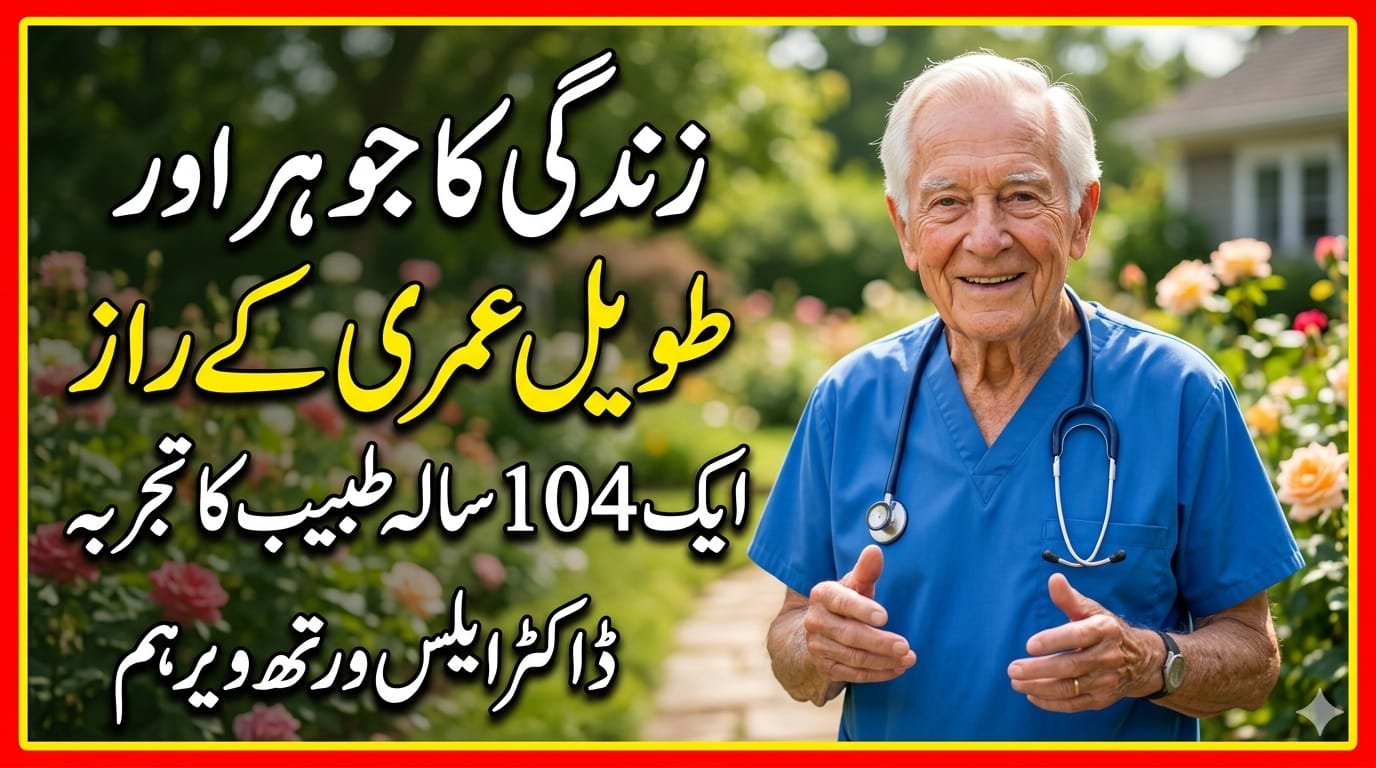 زندگی کا جوہر اور طویل عمری کے راز: ایک 104 سالہ طبیب کا تجربہ