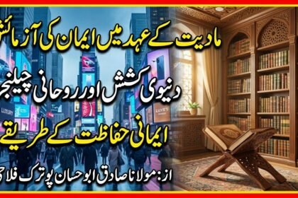 مادیت کے عہد میں ایمان کی آزمائش