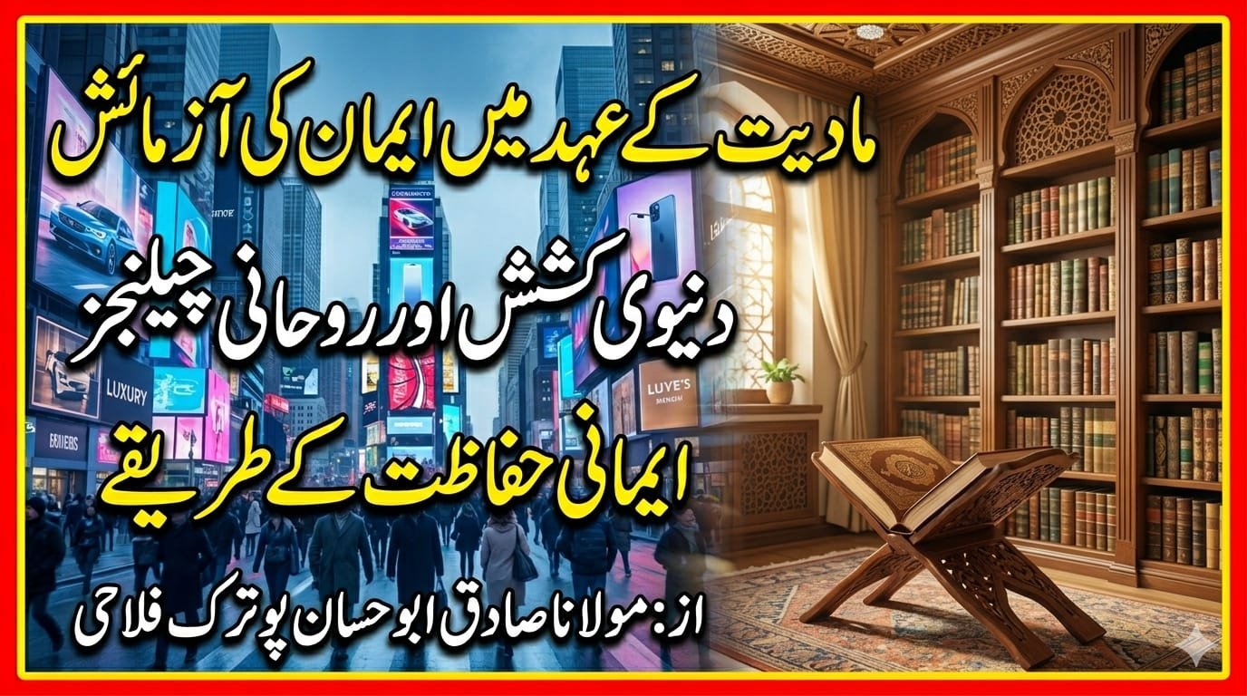 مادیت کے عہد میں ایمان کی آزمائش