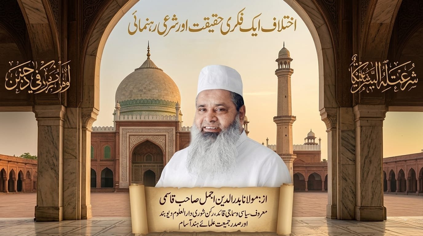 اختلاف ایک فکری حقیقت اورشرعی رہنمائی