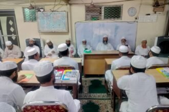 معروف سعودی عالمِ دین مفتی محمد عمر شفیق حجازی حفظہ اللہ کا مرکزالمعارف، ممبئی کا دورہ
